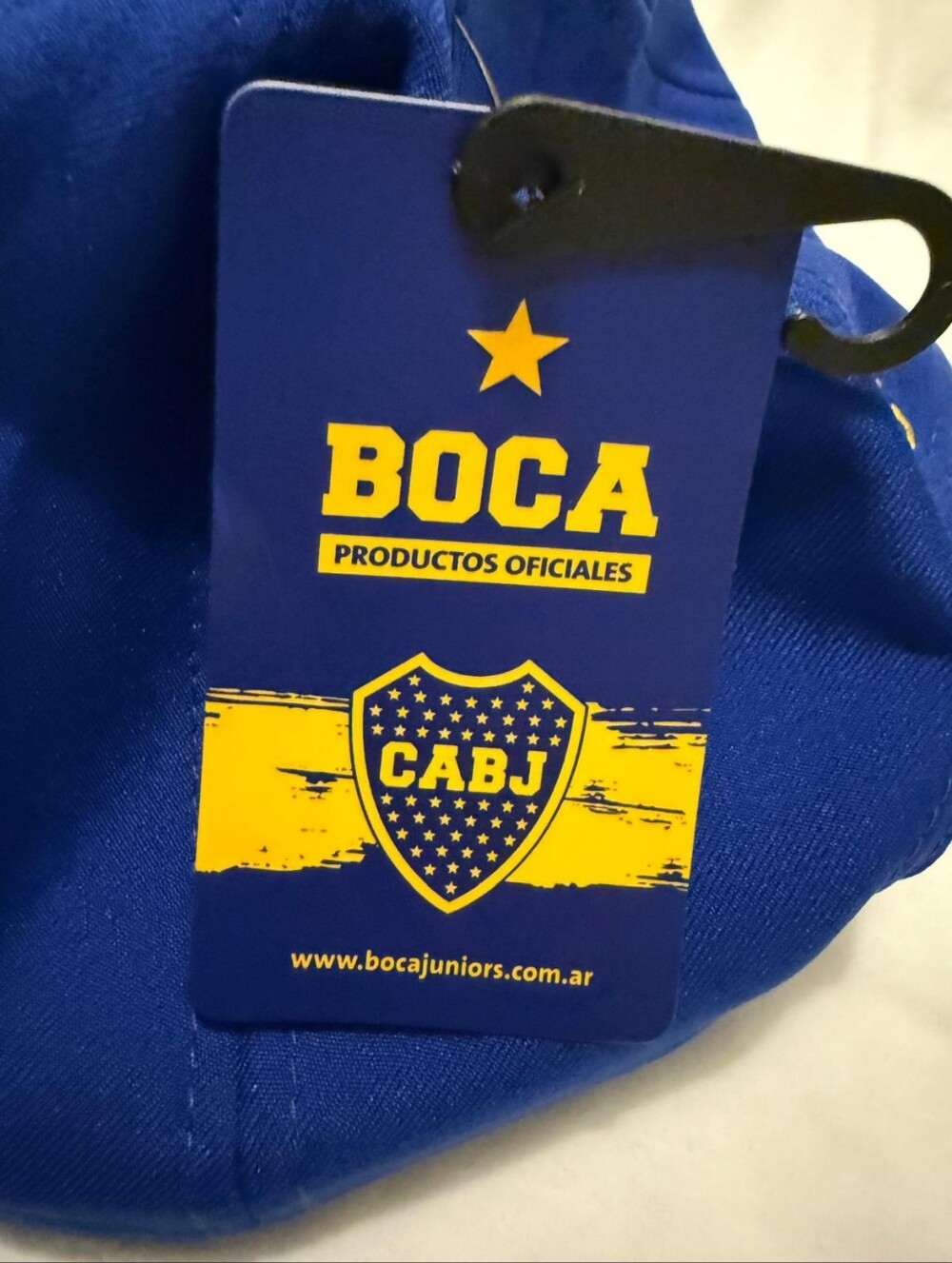 Boca Juniors Embroidered Blue & Yellow Snapback Hat - Picture 2 of 6